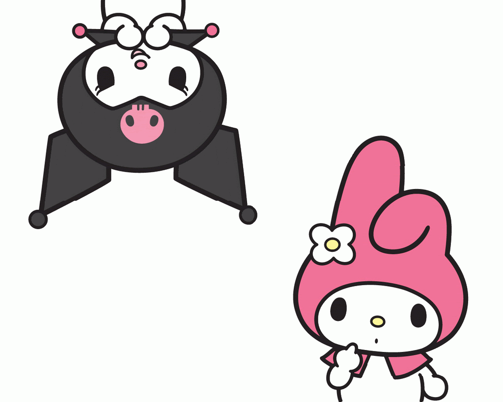 My Melody & Kuromi Background gif by ThisIsJustAFad | Photobucket